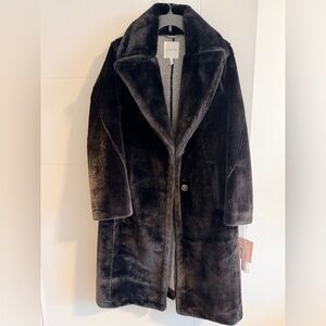 Avec Les Filles Black Teddy Jacket- NWT never worn